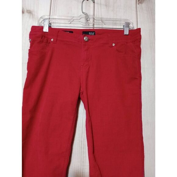 A.n.a‎ Pants Ladies 8 28 Pink Skinny Corduroy - Picture 3 of 7